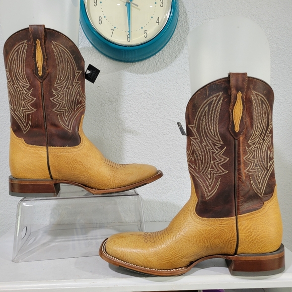 Cody James Men's Western Performance Boots Broad Square Toe Size 10D - Picture 3 of 10